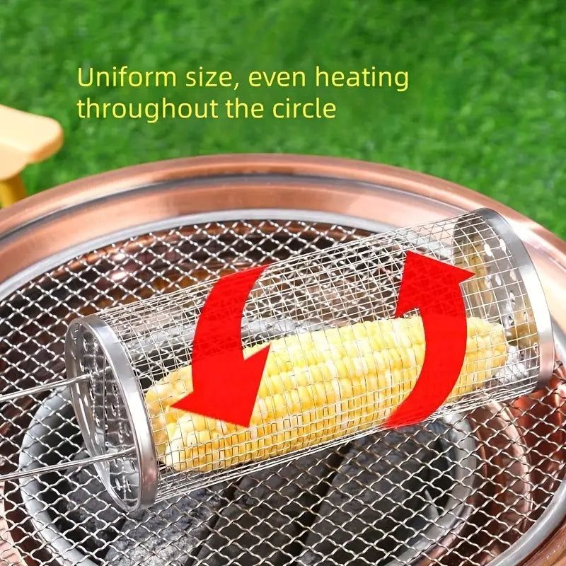 Stainless Steel BBQ Grill Basket