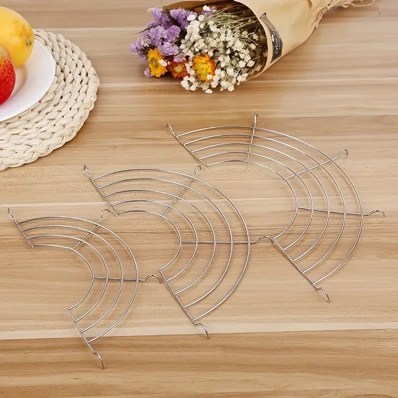 Stainless Steel Semi-circular Oil Draining Rack