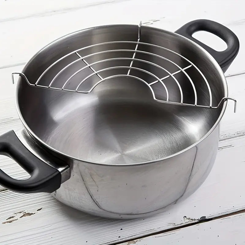 Stainless Steel Semi-circular Oil Draining Rack