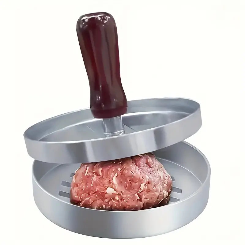 Easy-to-Use Burger Press with Non-Stick Handle