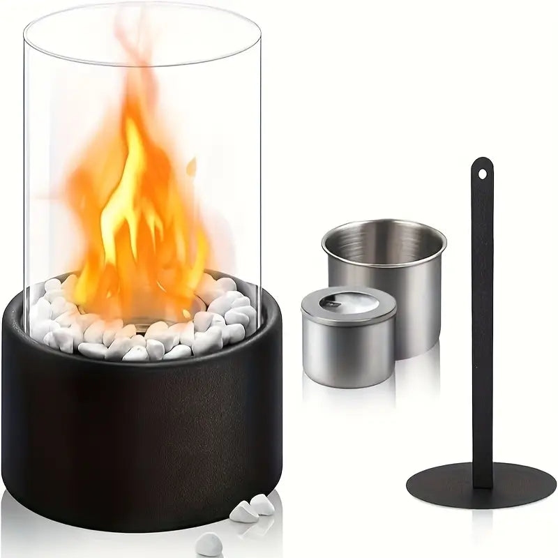 Vintage-Style Tabletop Fireplace