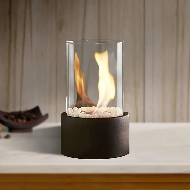 Vintage-Style Tabletop Fireplace