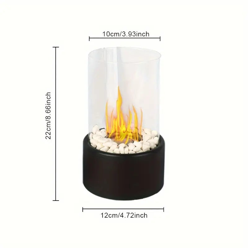Vintage-Style Tabletop Fireplace