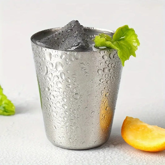 4pc Stainless Steel Shot Glasses Set
