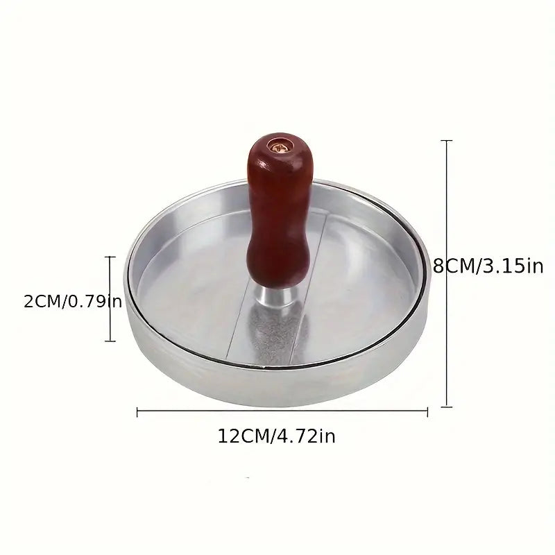 Easy-to-Use Burger Press with Non-Stick Handle