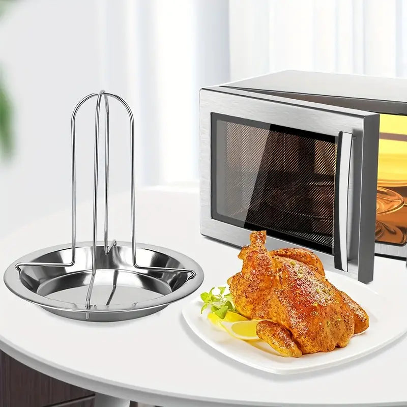 Non-Stick Carbon Steel Chicken Roaster Rack