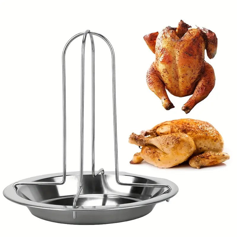 Non-Stick Carbon Steel Chicken Roaster Rack
