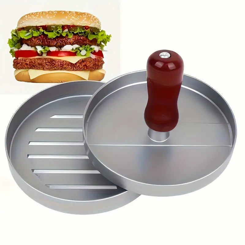 Easy-to-Use Burger Press with Non-Stick Handle